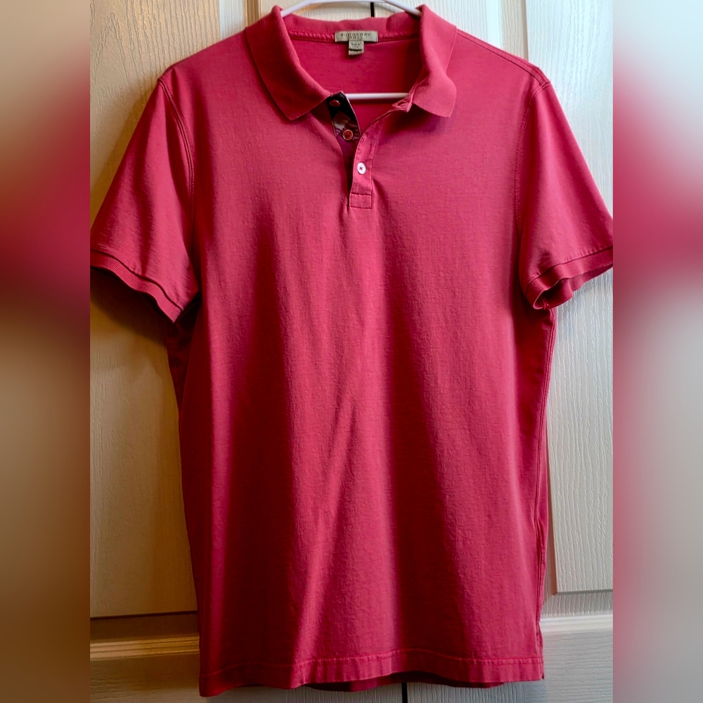 Burberry Brit Men's XL Coral Polo Shirt